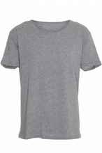 Load image into Gallery viewer, Deep Round Neck - Light gray - TeeShoppen - Grey 2
