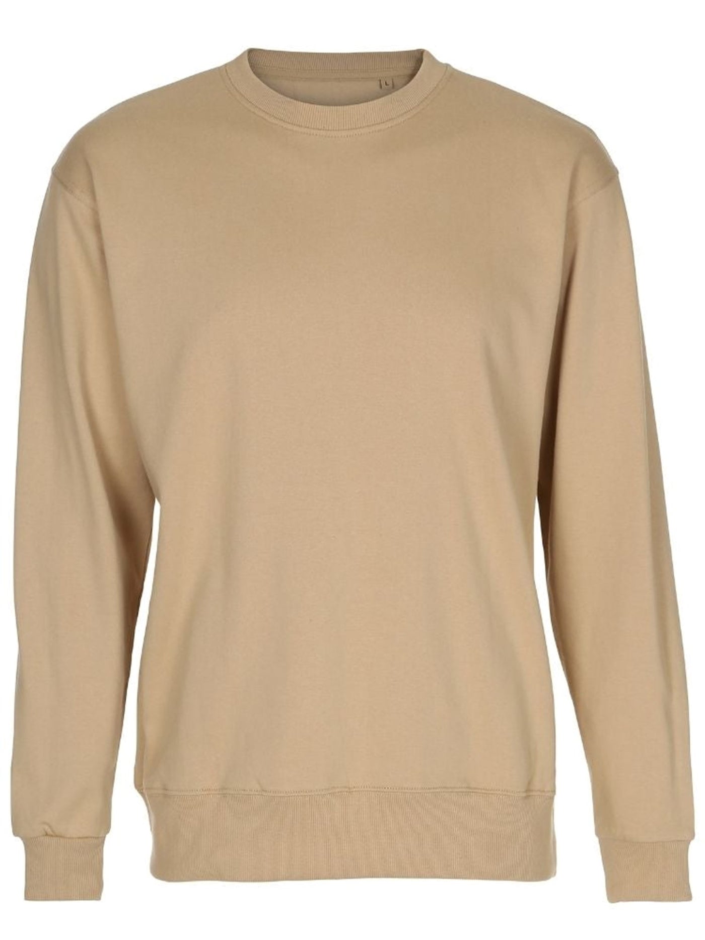 Basic Crewneck - Khaki - TeeShoppen - Khaki 6