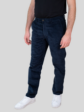 Load image into Gallery viewer, Straight Stroke Cord Pants - Dark Sapphire - Selected Homme - Blue
