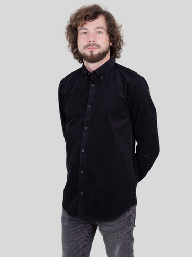 Logan Life Reg Shirt - Dark Navy - Only & Sons - Blue