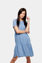 Load image into Gallery viewer, Anna dotted dress - Blue - Amis de Copenhague - Black 3
