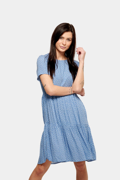 Anna dotted dress - Blue - Amis de Copenhague - Black 3