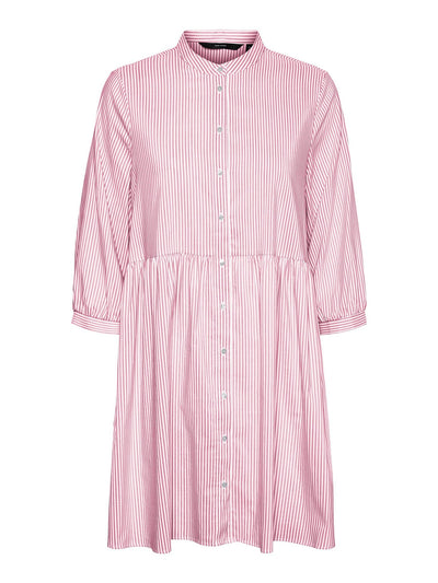 Sisi 3/4 Dress - Parfait Pink - Vero Moda - Pink 3