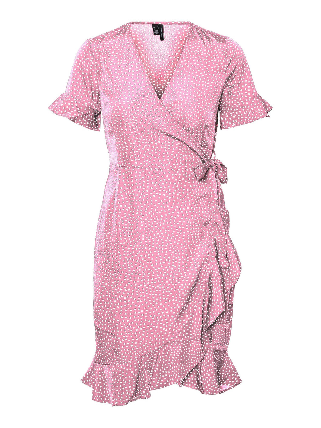 Henna 2/4 Wrap Dress - Prism Pink - Vero Moda - Pink