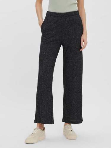 Chill Pants (Wide Leg) - Dark Gray - Vero Moda - Grey