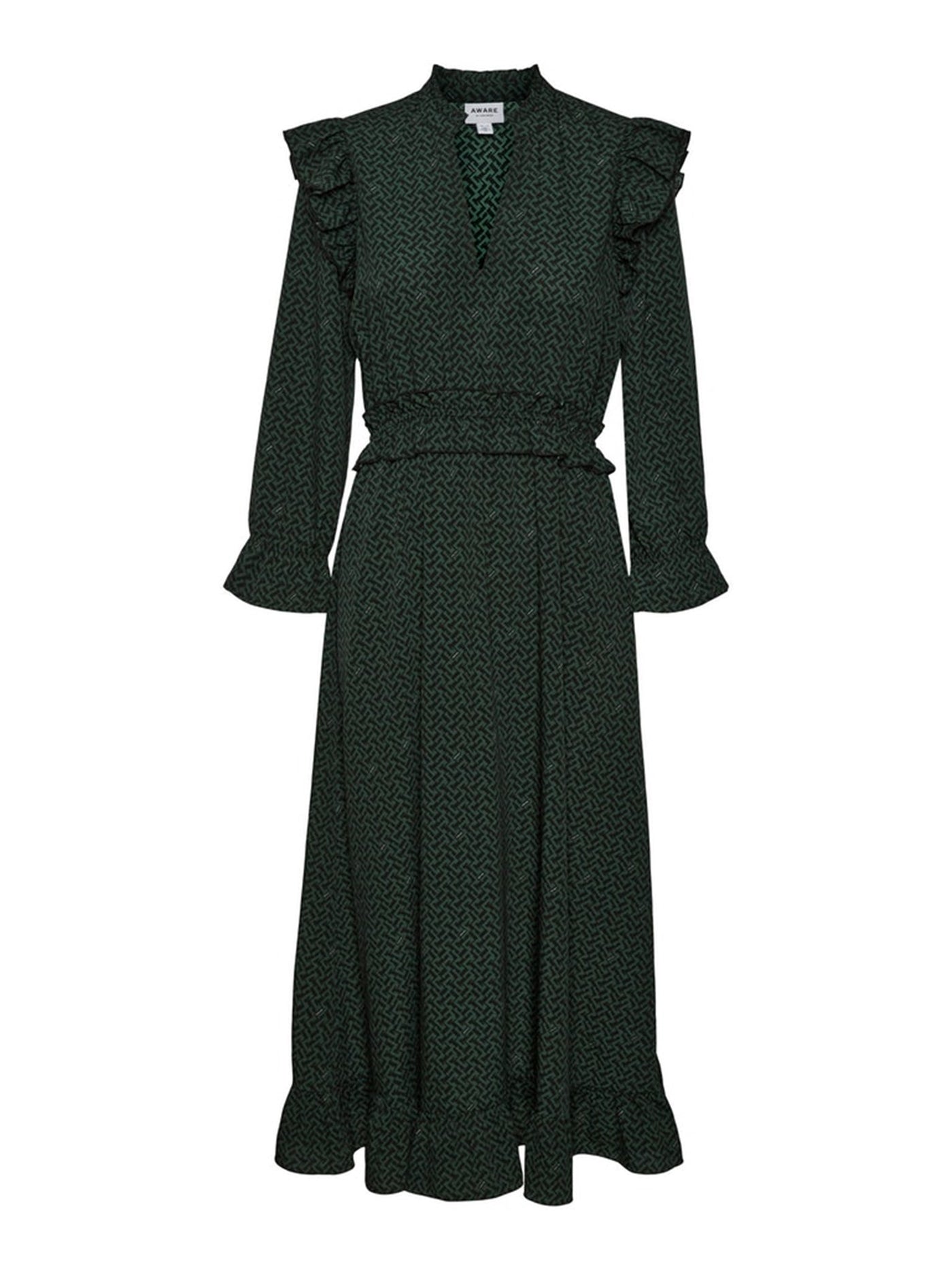 Vienna Calf Dress - Greener Pastures - Vero Moda - Green