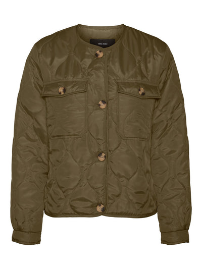 Nella Short Jacket - Dark Olive - Vero Moda - Green 3