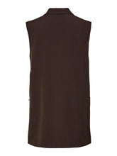 Cargar imagen en el visor de la galería, Troian Blazer Vest - Coffee Bean - Vero Moda - Brown 6
