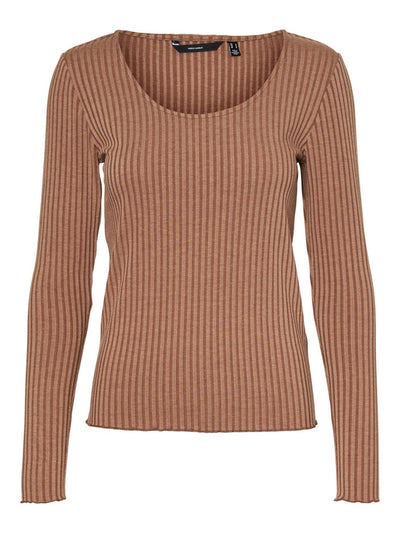 Baba Long Sleeved Blouse - Aztec - Vero Moda - Brown 5