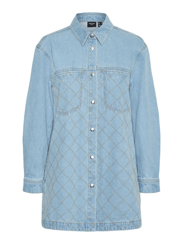 Mayla Denim shirt - Light Blue Denim - Vero Moda - Blue