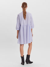 Load image into Gallery viewer, Sisi 3/4 Dress - Blue / White Striped - Vero Moda - White 6
