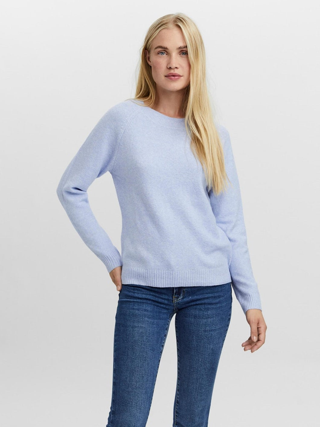 Soft Duffy Knit - Grapemist - Vero Moda - Blue