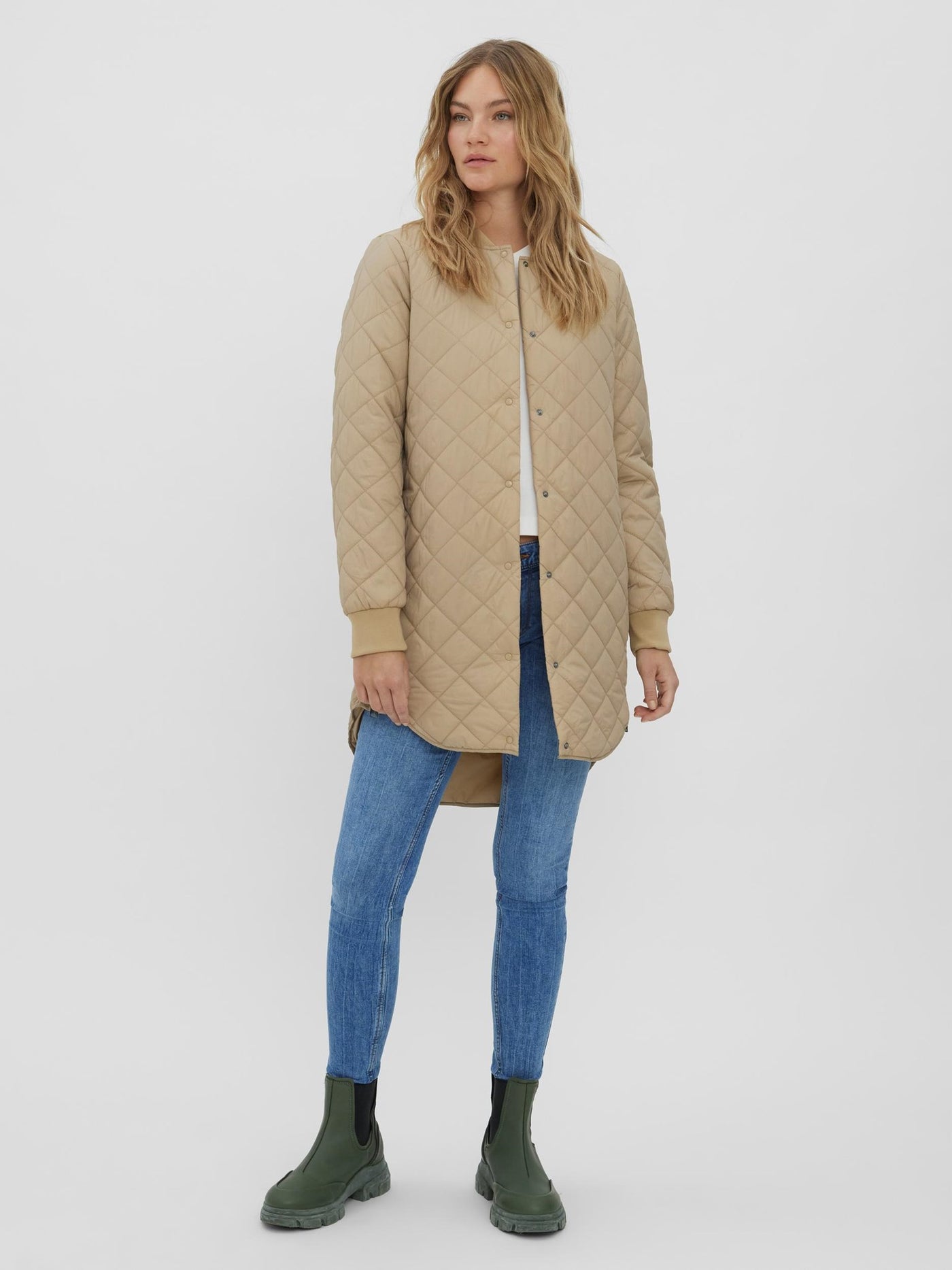 Hayle 3/4 Jacket - Beige - Vero Moda - Khaki 4