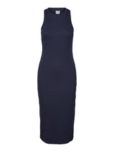 Load image into Gallery viewer, Lavender Calf Dress - Navy Blazer - Vero Moda - Blue 4
