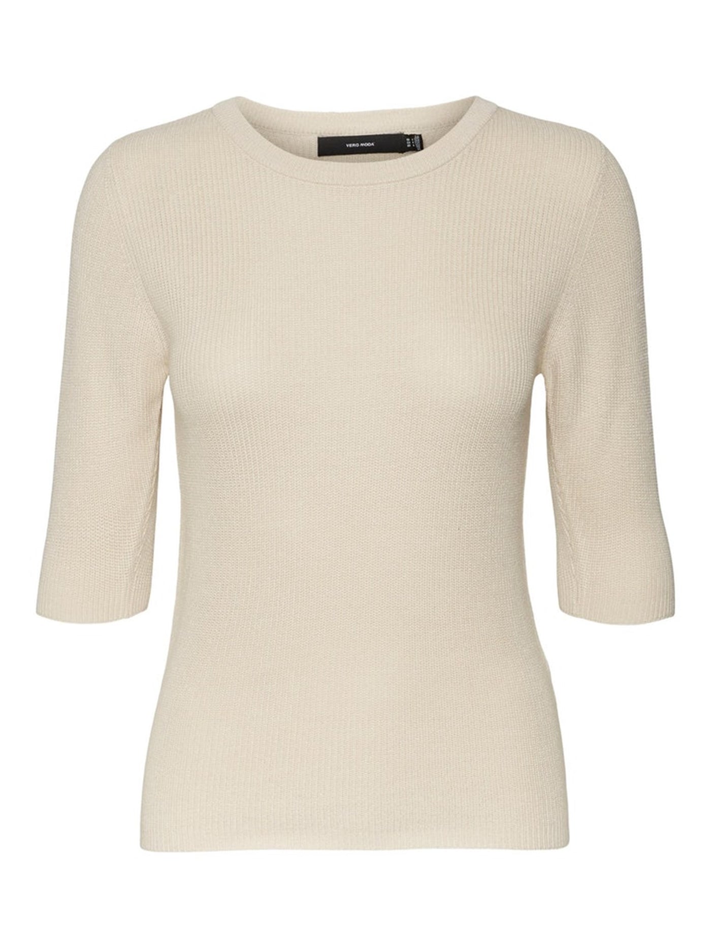 Lexsun O-Neck Pullover - Birch - Vero Moda - Khaki 5