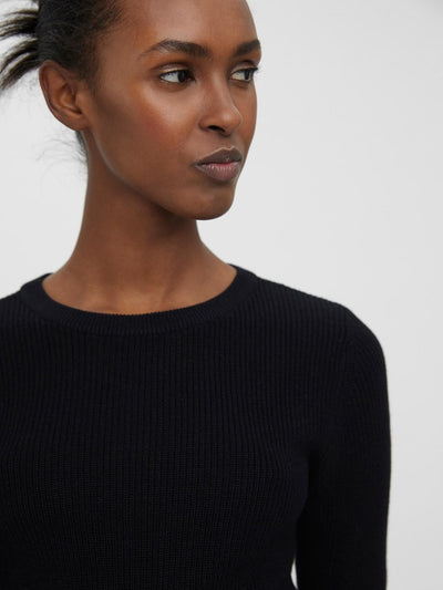 Lexsun O-Neck Pullover - Black - Vero Moda - Black 2