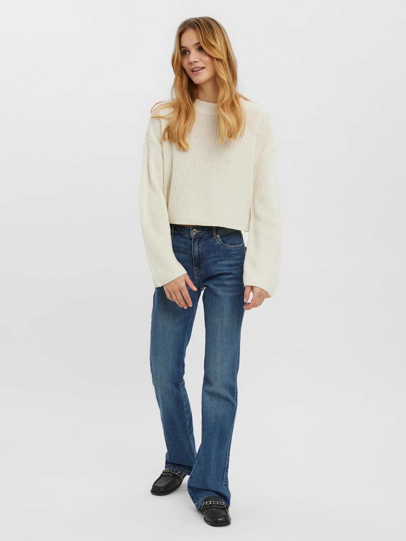 Sayla Knit - Birch - Vero Moda - Khaki 3