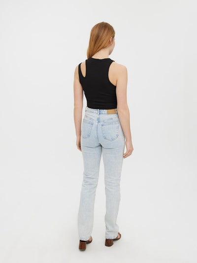 Ofelia Neia Tank Crop Top - Black - Vero Moda - Black 4