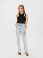 Carregar imagem no visualizador da galeria, Ofelia Neia Tank Crop Top - Black - Vero Moda - Black 3
