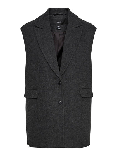 Edna Waistcoat - Dark Grey Melange - Vero Moda - Grey 5