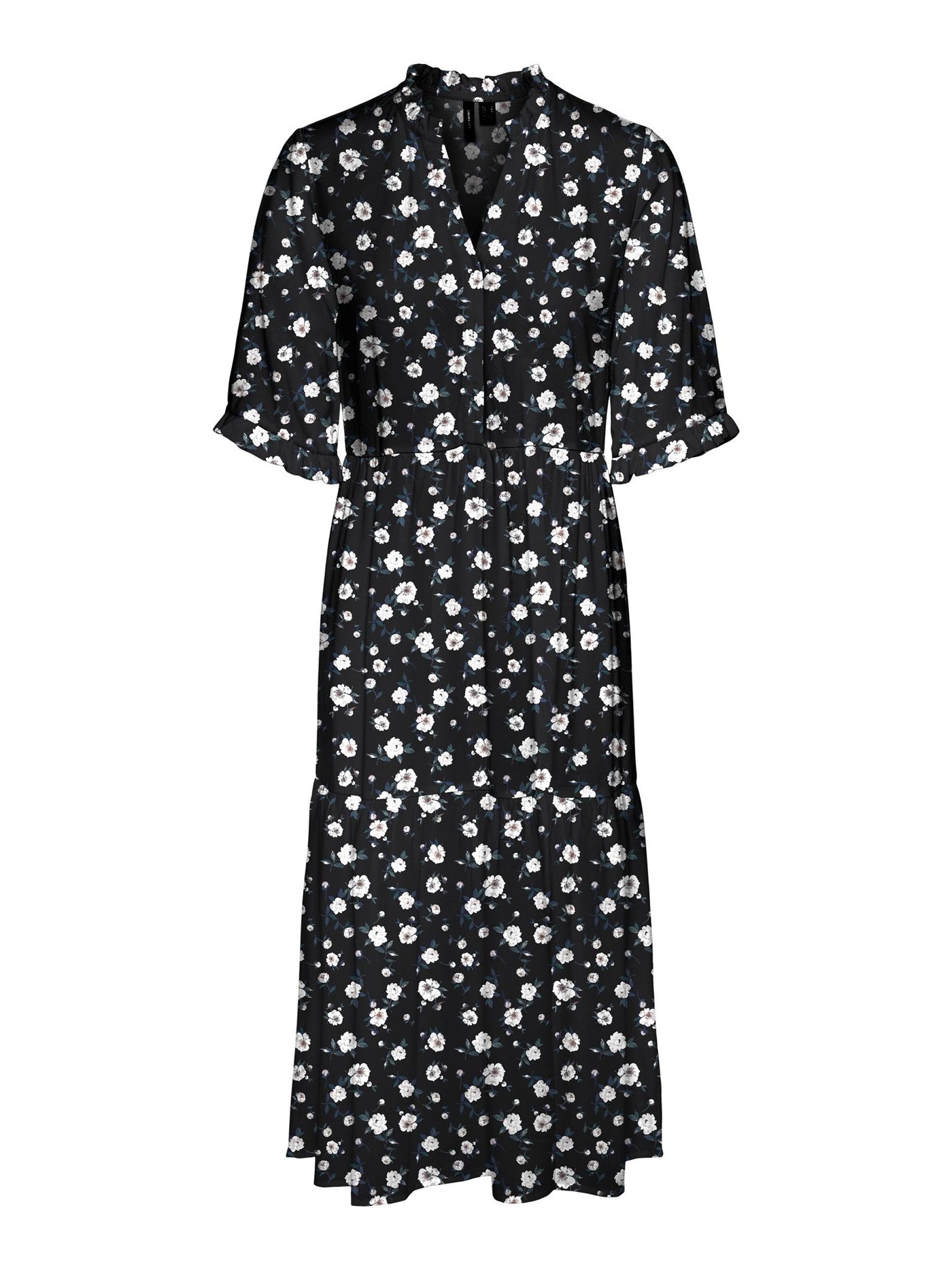 Easy 2/4 Calf Dress - Black - Vero Moda - Black 2