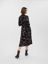 Load image into Gallery viewer, Easy Long Sleeve Shirt Dress - Purple - Vero Moda - Black 5
