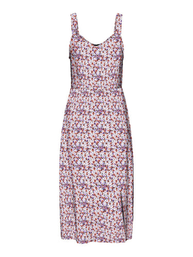 Easy Strap Calf Dress - Purple - Vero Moda - Purple