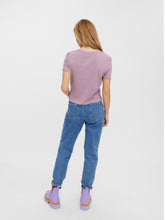 Load image into Gallery viewer, Vio Crop Top - Elderberry - Vero Moda - Purple 5
