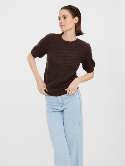 Liralea Blouse - Coffee Bean - Vero Moda - Brown