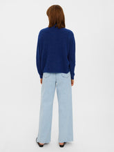 Carregar imagem no visualizador da galeria, Plaza Zipper Knit - Sodalite Blue - Vero Moda - Blue 4
