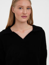 Carregar imagem no visualizador da galeria, Olina Collar Bluse - Black - Vero Moda - Black 2
