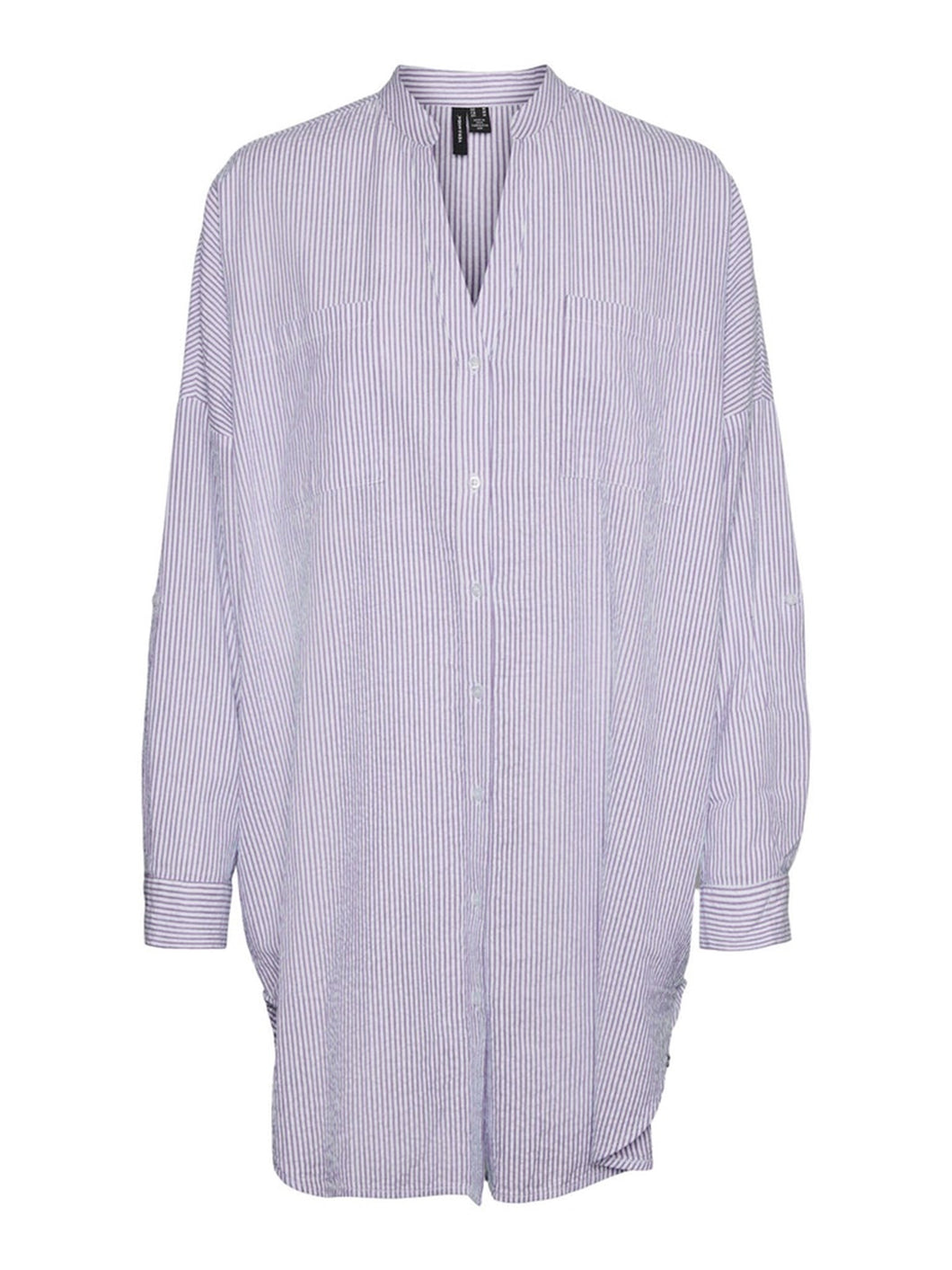 Isabell Fold Up Tunic - Lavendula - Vero Moda - Purple