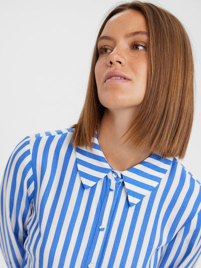 Elly 3/4 Shirt Dress - Regatta - Vero Moda - Blue 2