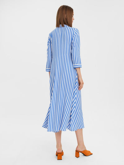 Elly 3/4 Shirt Dress - Regatta - Vero Moda - Blue 4