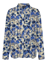 Carica l&#39;immagine nel visualizzatore di Gallery, Elly Longsleeve Shirt - Nautical Blue - Vero Moda - Blue 5
