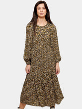 Load image into Gallery viewer, Pals floral dress - Black flowered - VILA - Brown
