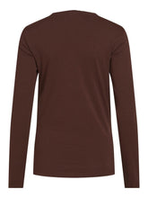 Charger l&#39;image dans la galerie, Crunch Long Sleeved Top - Demitasse - VILA - Brown 3
