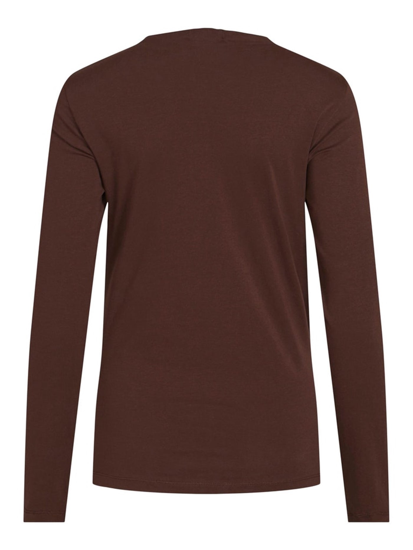 Crunch Long Sleeved Top - Demitasse - VILA - Brown 3