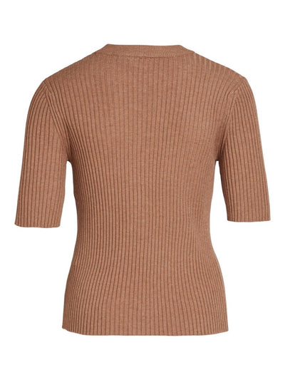 Kasley Knit - Toasted Coconut - VILA - Brown 5