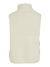 Load image into Gallery viewer, Luna Teddy Vest - Birch - VILA - White 7
