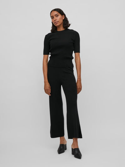 Kasley Flared Pants - Black - VILA - Black 3