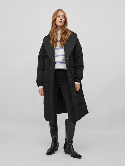 Sulitana Padded Coat - Black - VILA - Black 3