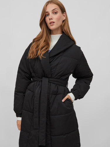 Sulitana Padded Coat - Black - VILA - Black