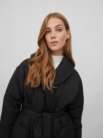 Sulitana Padded Coat - Black - VILA - Black 2