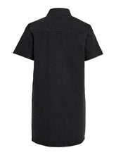 Carregar imagem no visualizador da galeria, Tone Denim Dress - Black - VILA - Black 4
