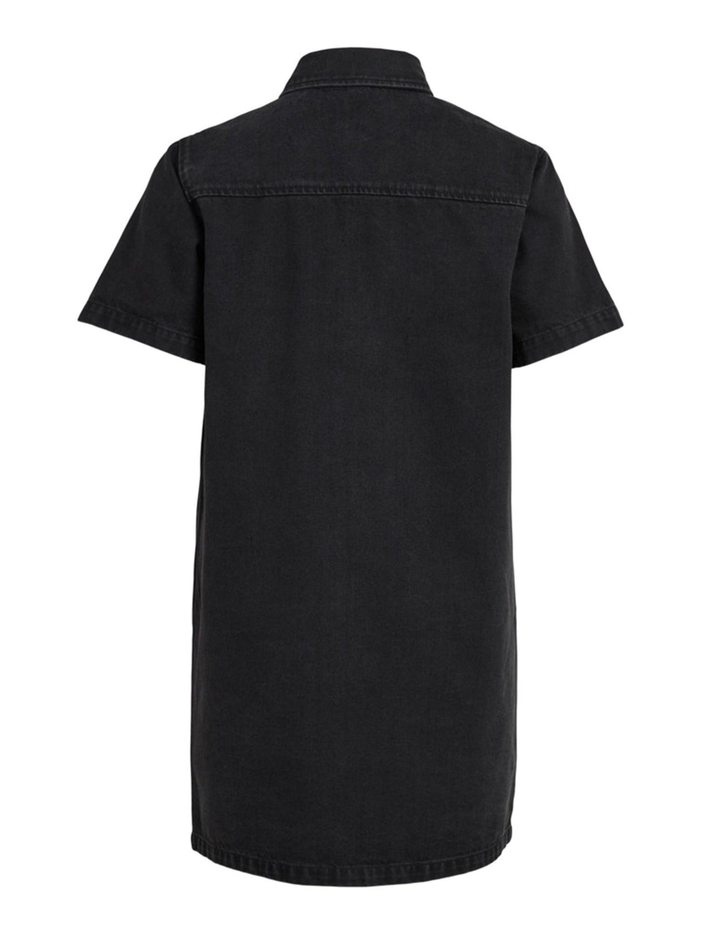 Tone Denim Dress - Black - VILA - Black 4