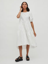 Load image into Gallery viewer, Donna 2/4 Dress - White - VILA - White 3
