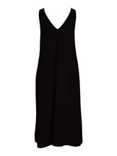 Carica l&#39;immagine nel visualizzatore di Gallery, Prisilla V-Neck Midi Dress - Black - VILA - Black 5
