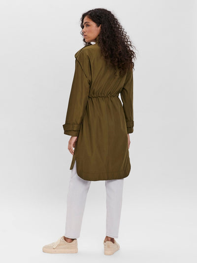 Luxa Coat - Dark Olive - Vero Moda - Green 4