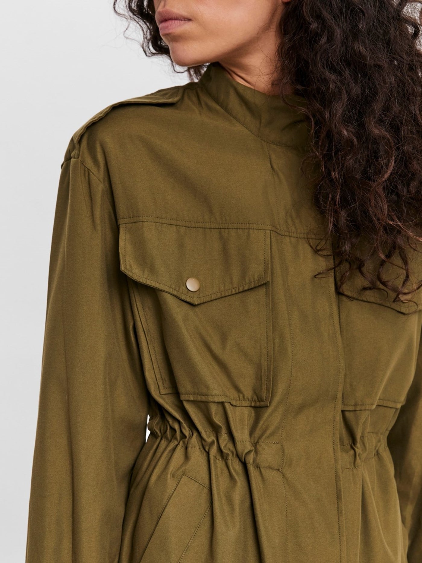 Luxa Coat - Dark Olive - Vero Moda - Green 2